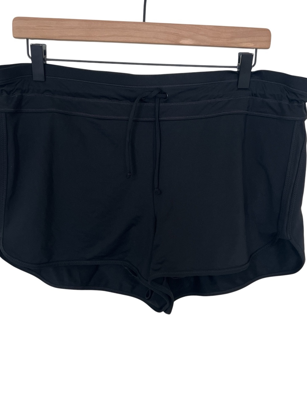 Athleta Black High Rise Full Coverage Surge Swim Shorts - Picture 2 of 6